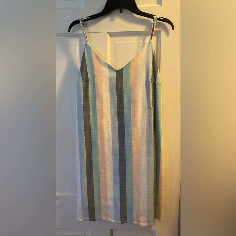 Striped Spaghetti Strap Sundress
